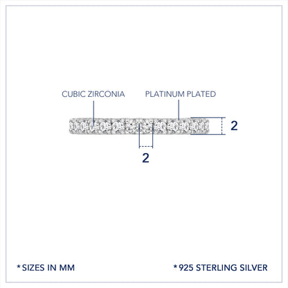 Marilyn Monroe Thin Eternity Band