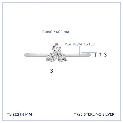 Marilyn Monroe Trio Stone Ring