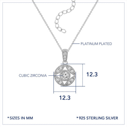 Marilyn Monroe Vintage Round Pendant Necklace