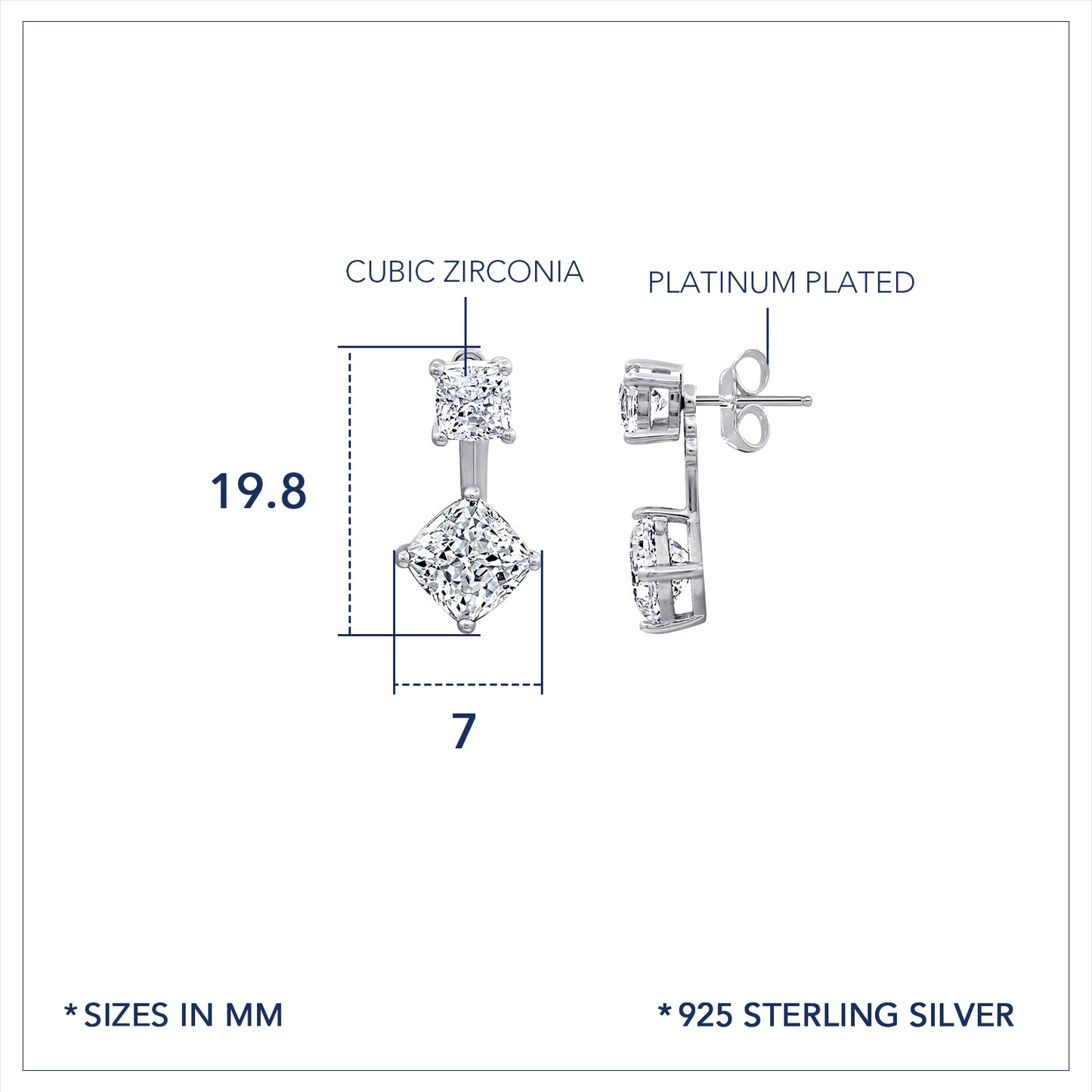 Marilyn Monroe Convertible Jacket Drop Earrings