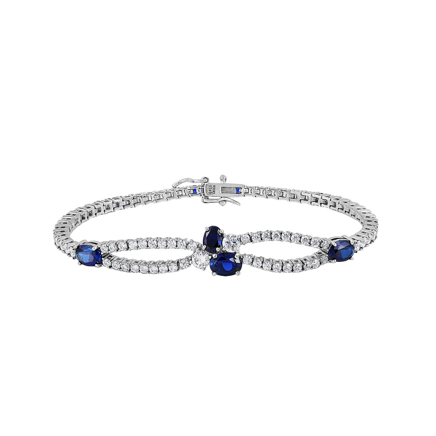 Diamonbliss Marilyn Monroe Sapphire Tennis Bracelet