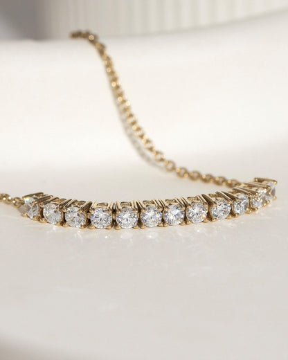 Horizontal Round Bar Bracelet