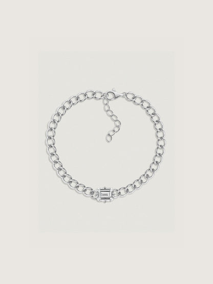 Solo Emerald Chain Bracelet