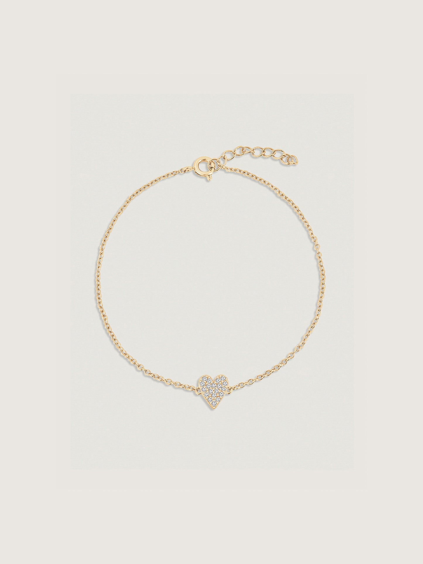 Marilyn Monroe Pavé Heart Bracelet