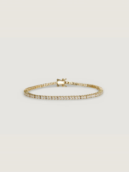 Diamonbliss Lab-Grown Diamond Round Tennis Bracelet