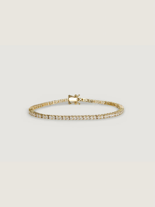 Diamonbliss Lab-Grown Diamond Round Tennis Bracelet