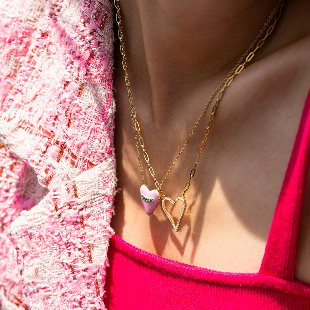 Puffy Heart Necklace