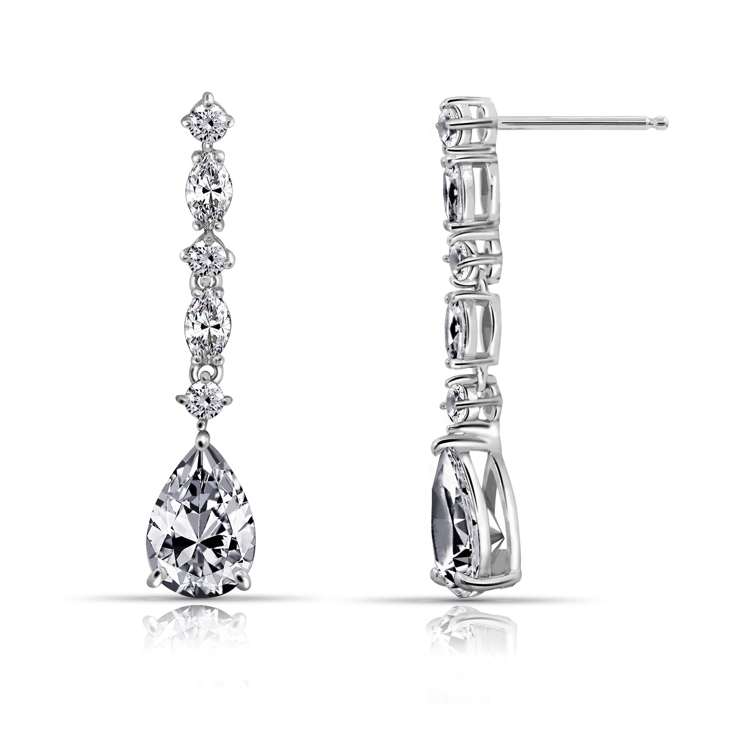 Diamonbliss Marilyn Monroe Pear Drop Earrings