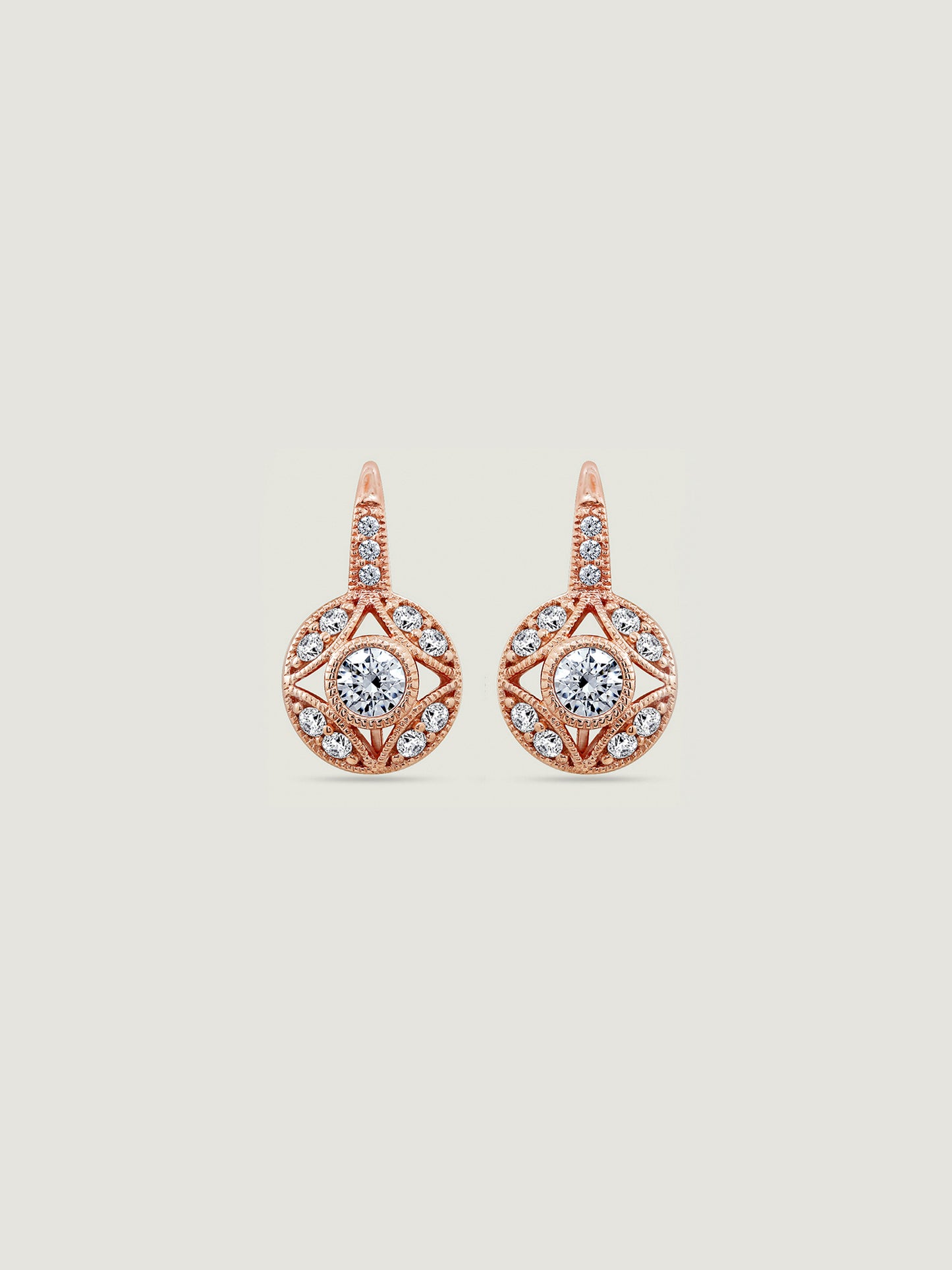 Marilyn Monroe Vintage Round Leverback Earrings