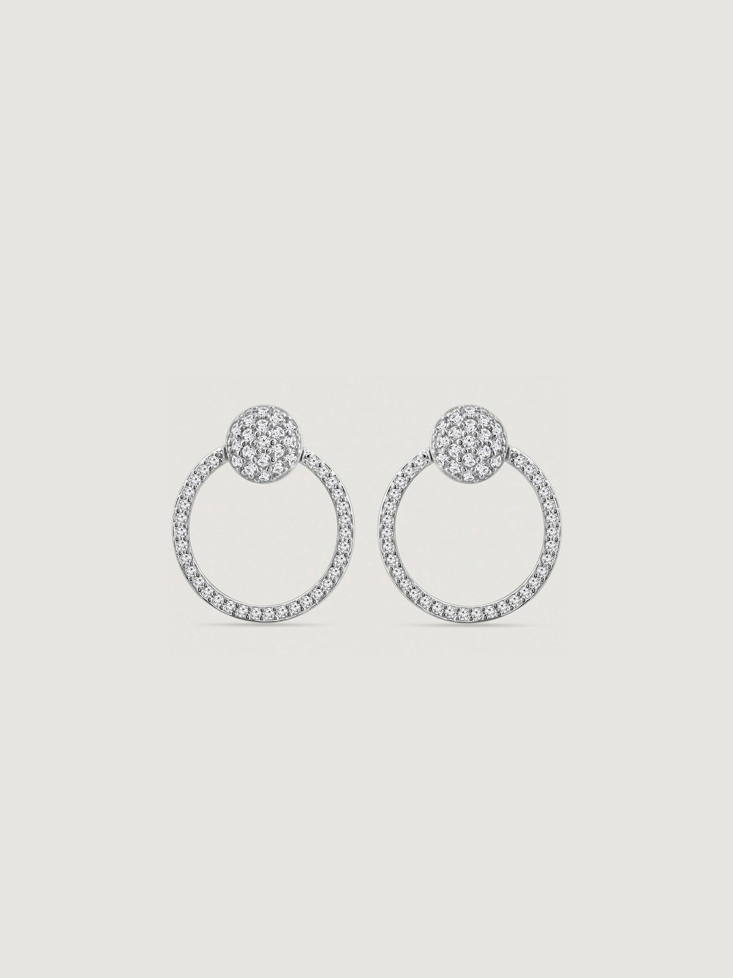 Marilyn Monroe Convertible Pave Stud Earrings