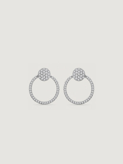 Marilyn Monroe Convertible Pave Stud Earrings