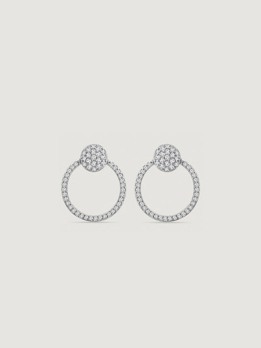 Marilyn Monroe Convertible Pave Stud Earrings