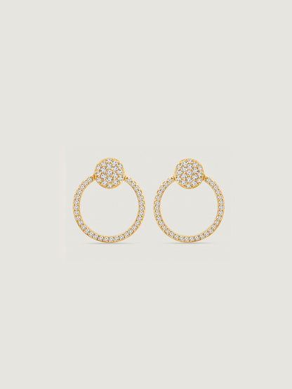 Marilyn Monroe Convertible Pave Stud Earrings