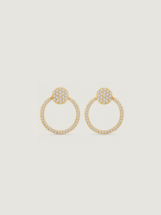 Marilyn Monroe Convertible Pave Stud Earrings