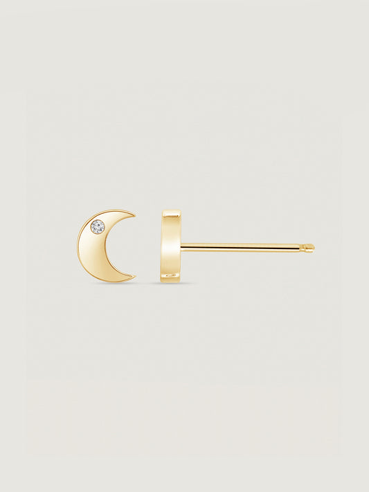Marilyn Monroe Moon Stud Earrings