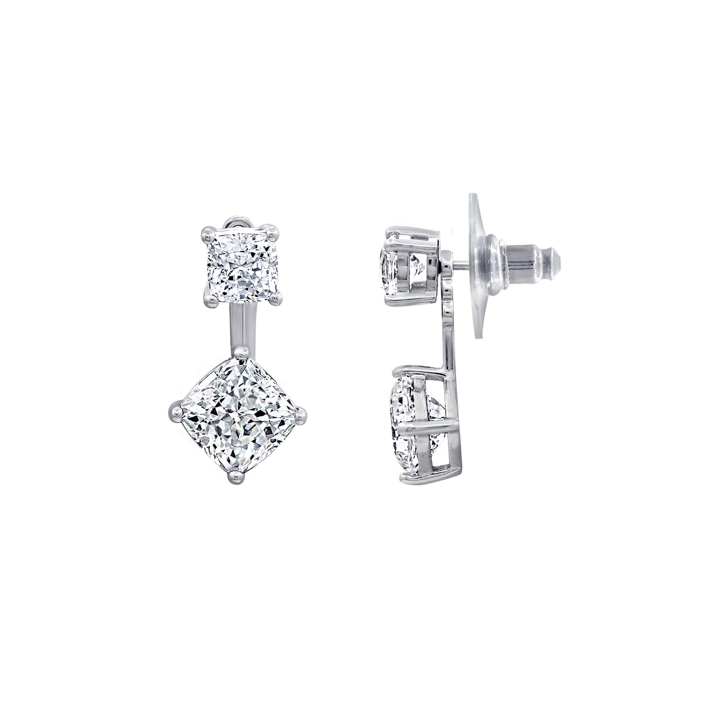 Marilyn Monroe Solitarie Jacket Drop Stud Earrings