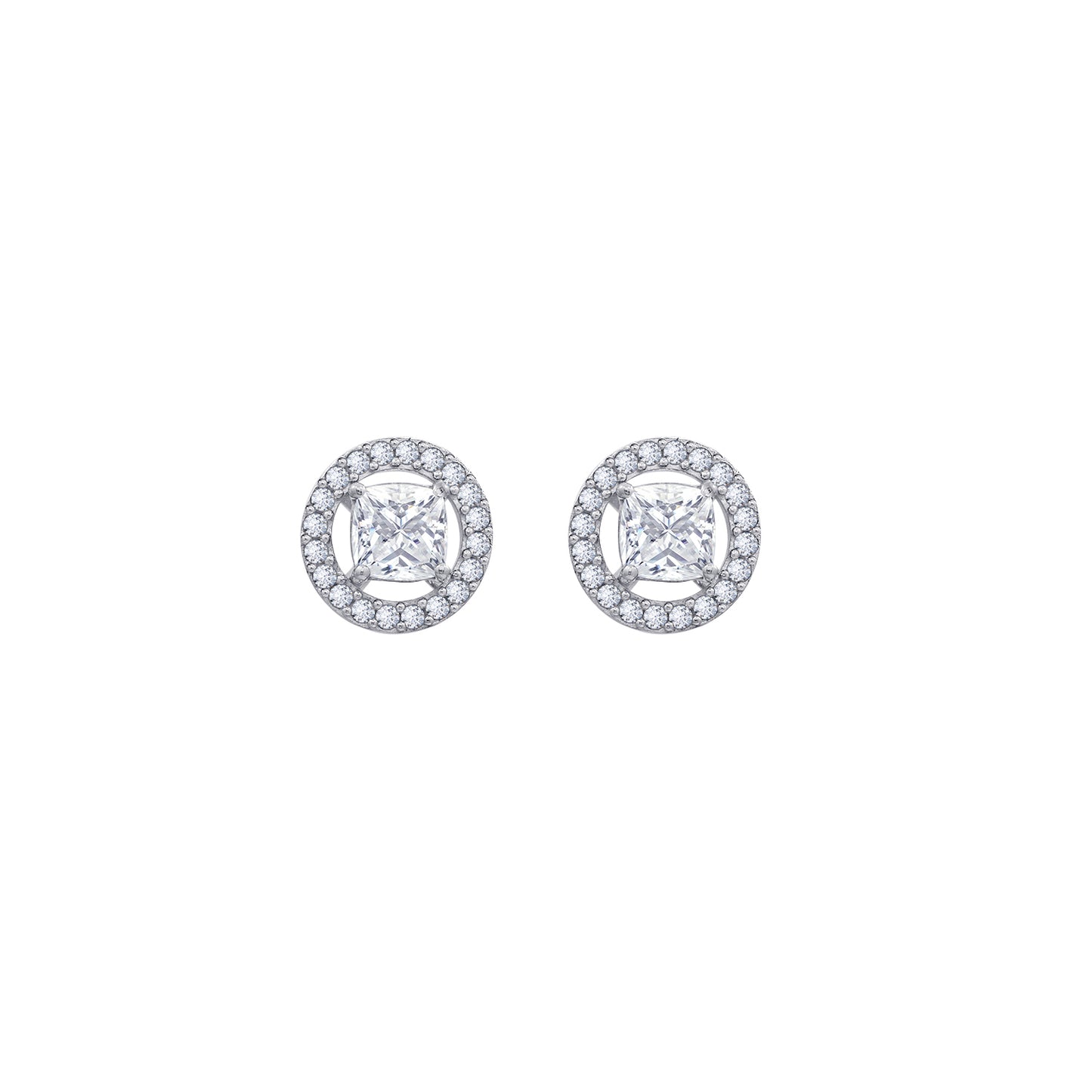 Marilyn Monroe Floating Halo Stud Earrings