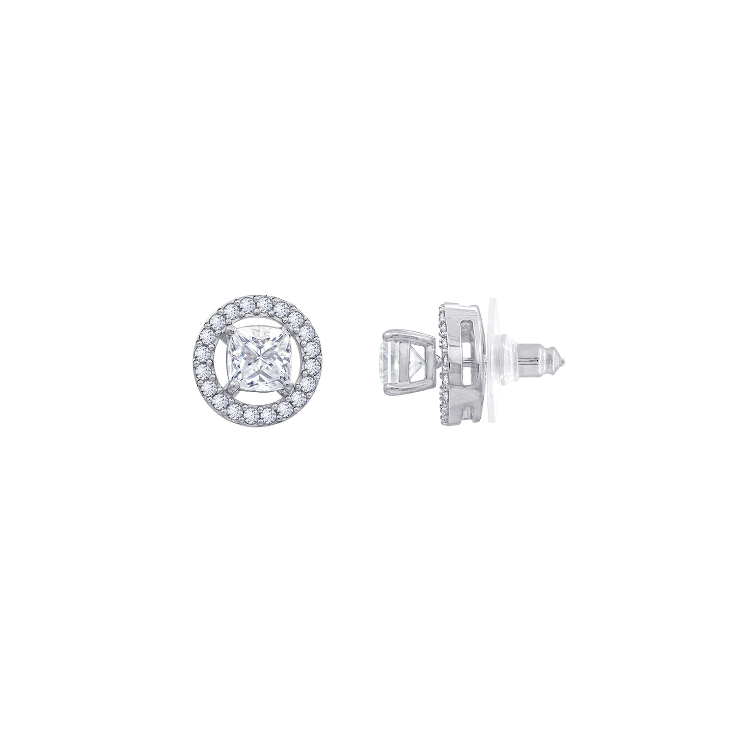 Marilyn Monroe Convertible Halo Stud Earrings