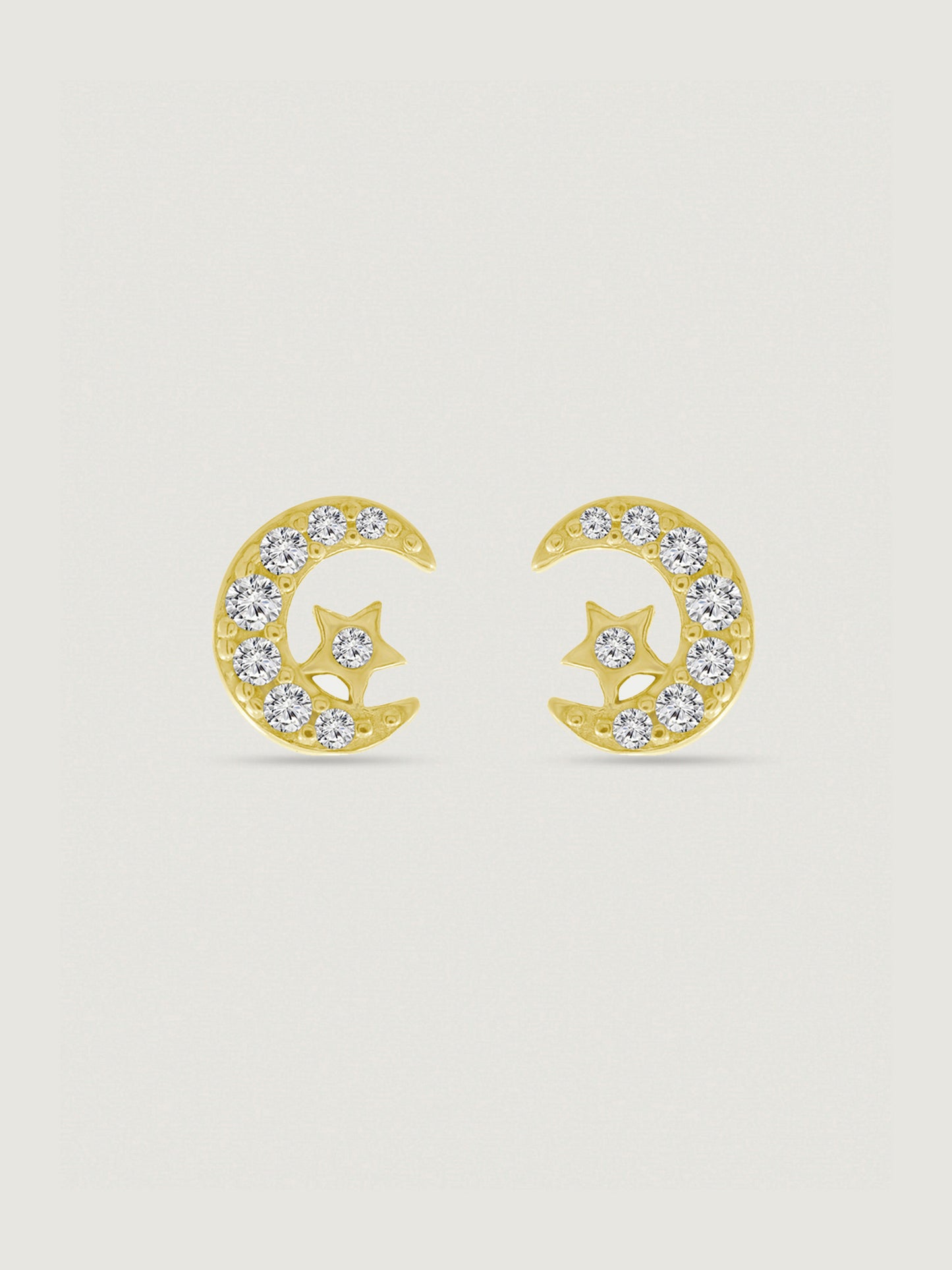 Marilyn Monroe Moon & Star Stud Earrings