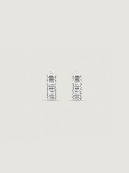 Marilyn Monroe Baguette Hoop Earrings