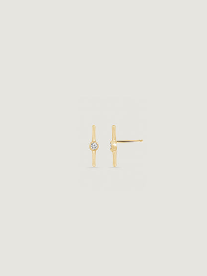 Bar Stud Earrings