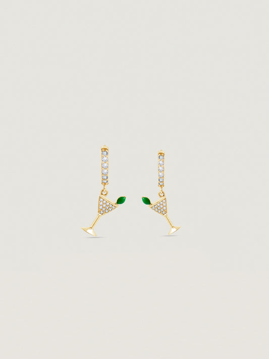 Marilyn Monroe Martini Glass Earrings