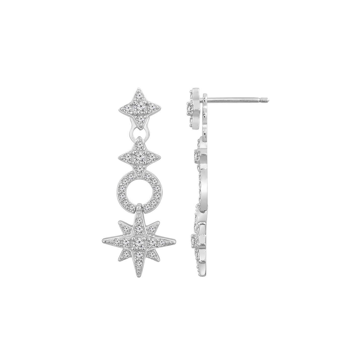 Diamonbliss Marilyn Monroe North Star Earrings