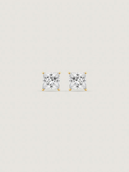 14K Solid Gold Stud Earrings