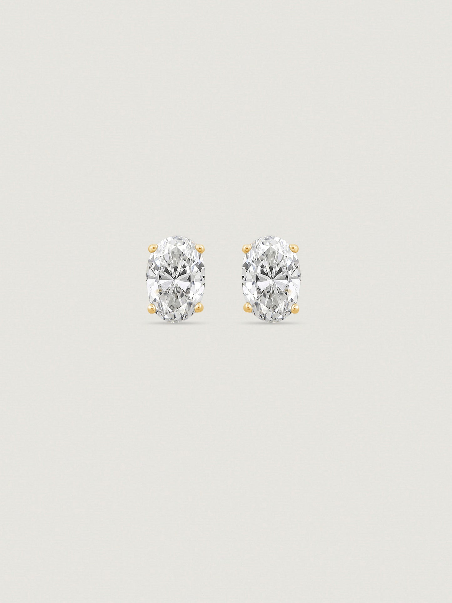 14K Solid Gold Stud Earrings