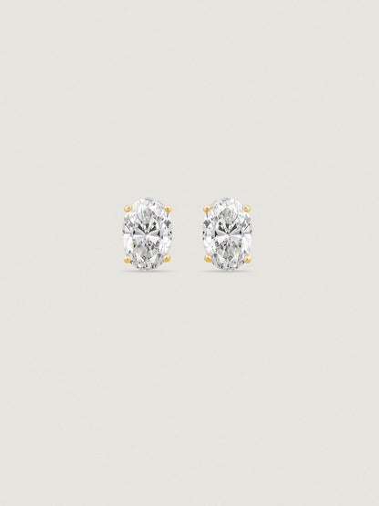 14K Solid Gold Stud Earrings