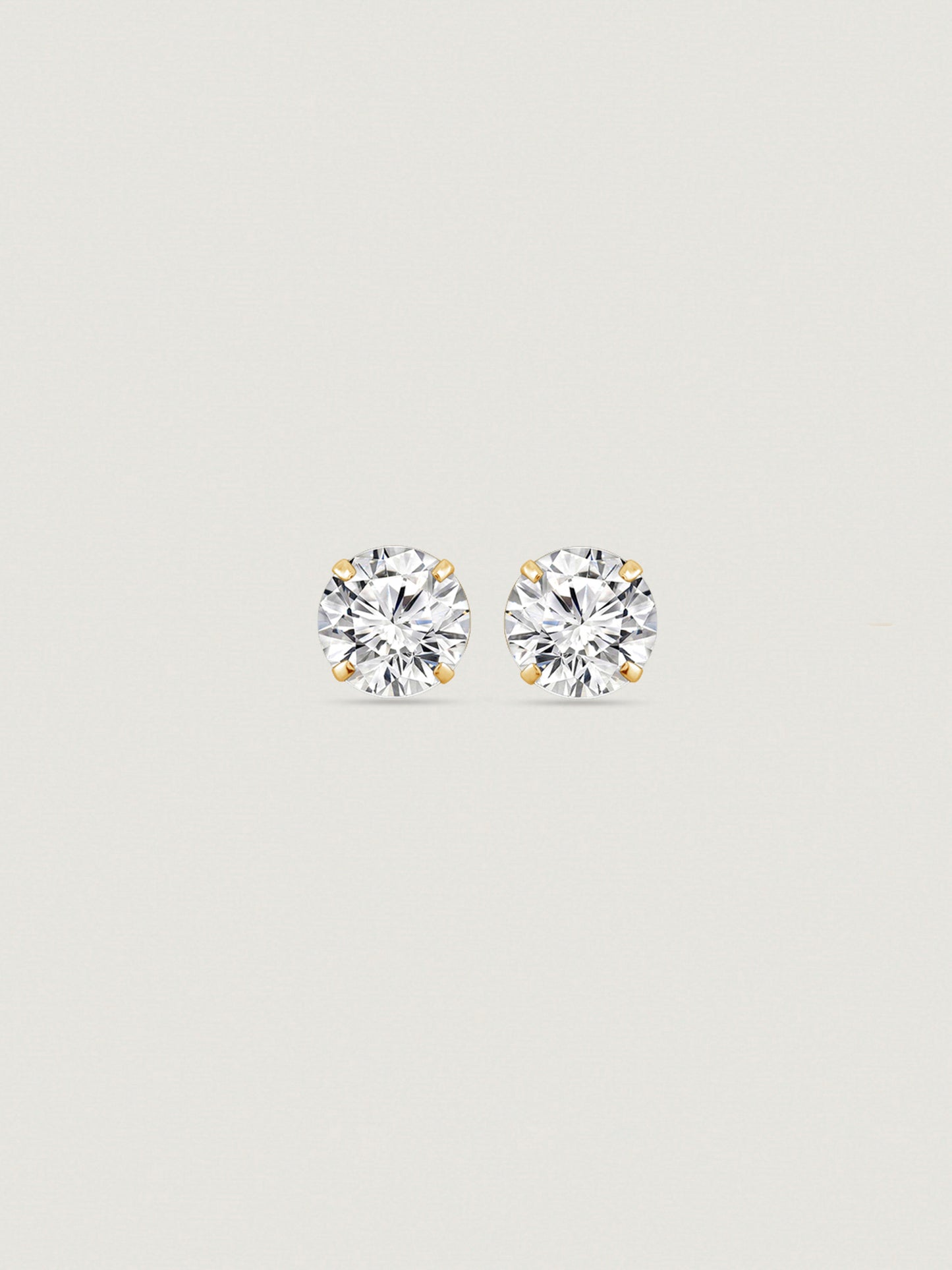 14K Solid Gold Stud Earrings