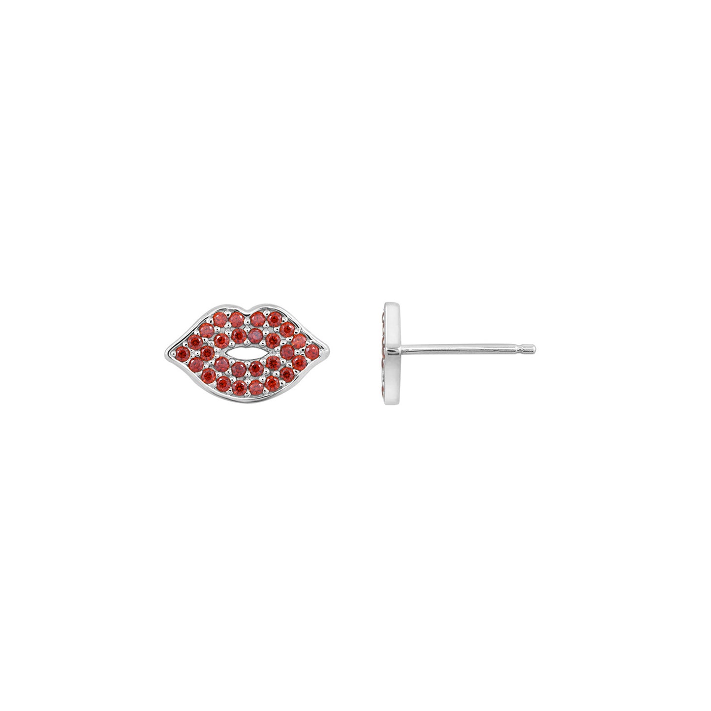 Diamonbliss Marilyn Monroe Red Lip Earrings
