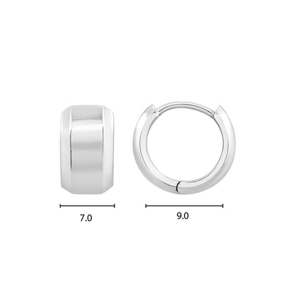 Diamonbliss Dome Huggie Earrings