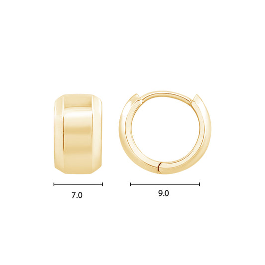 Diamonbliss Dome Huggie Earrings