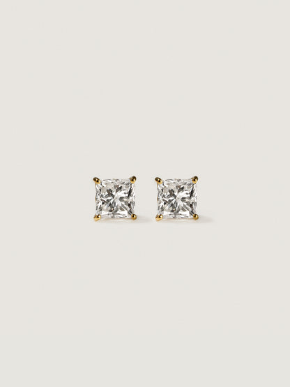 Diamonbliss Lab-Grown Diamond 2.0 cttw Princess Solitaire Earrings