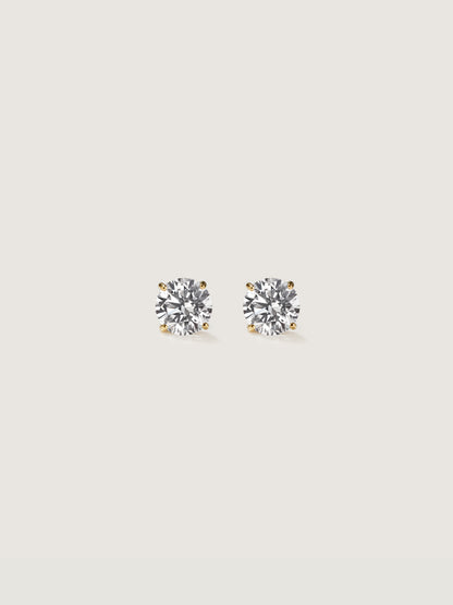 Diamonbliss Lab-Grown Diamond 0.5 cttw Round Solitaire Earrings