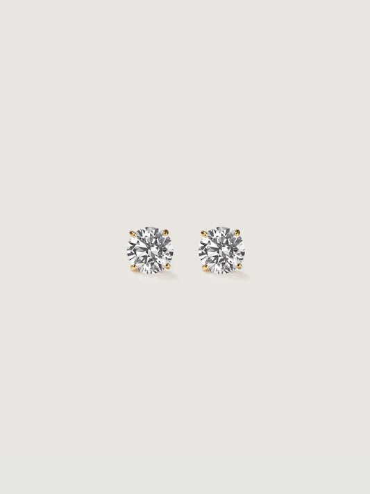 Diamonbliss Lab-Grown Diamond 0.5 cttw Round Solitaire Earrings