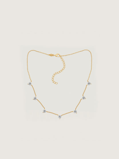 Heart Station Necklace