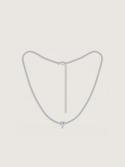 Marilyn Monroe Solo Pear Tennis Necklace