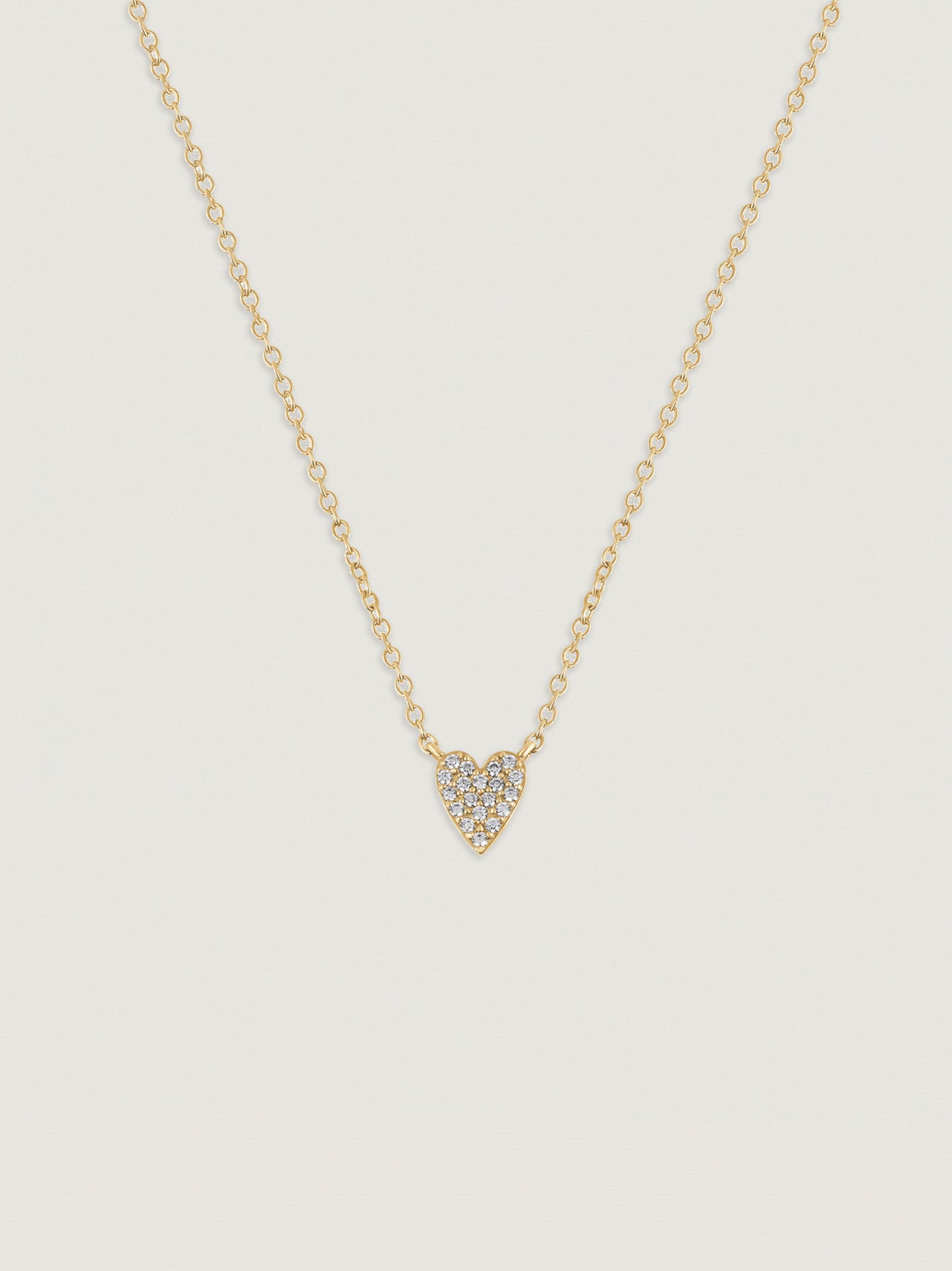 Marilyn Monroe Pavé Heart Necklace