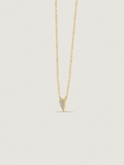 Marilyn Monroe Pavé Heart Necklace