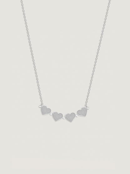 Marilyn Monroe Convertible Heart Clover Necklace