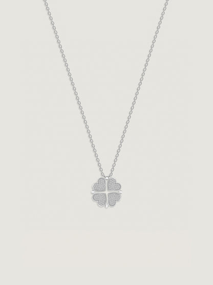 Marilyn Monroe Convertible Heart Clover Necklace