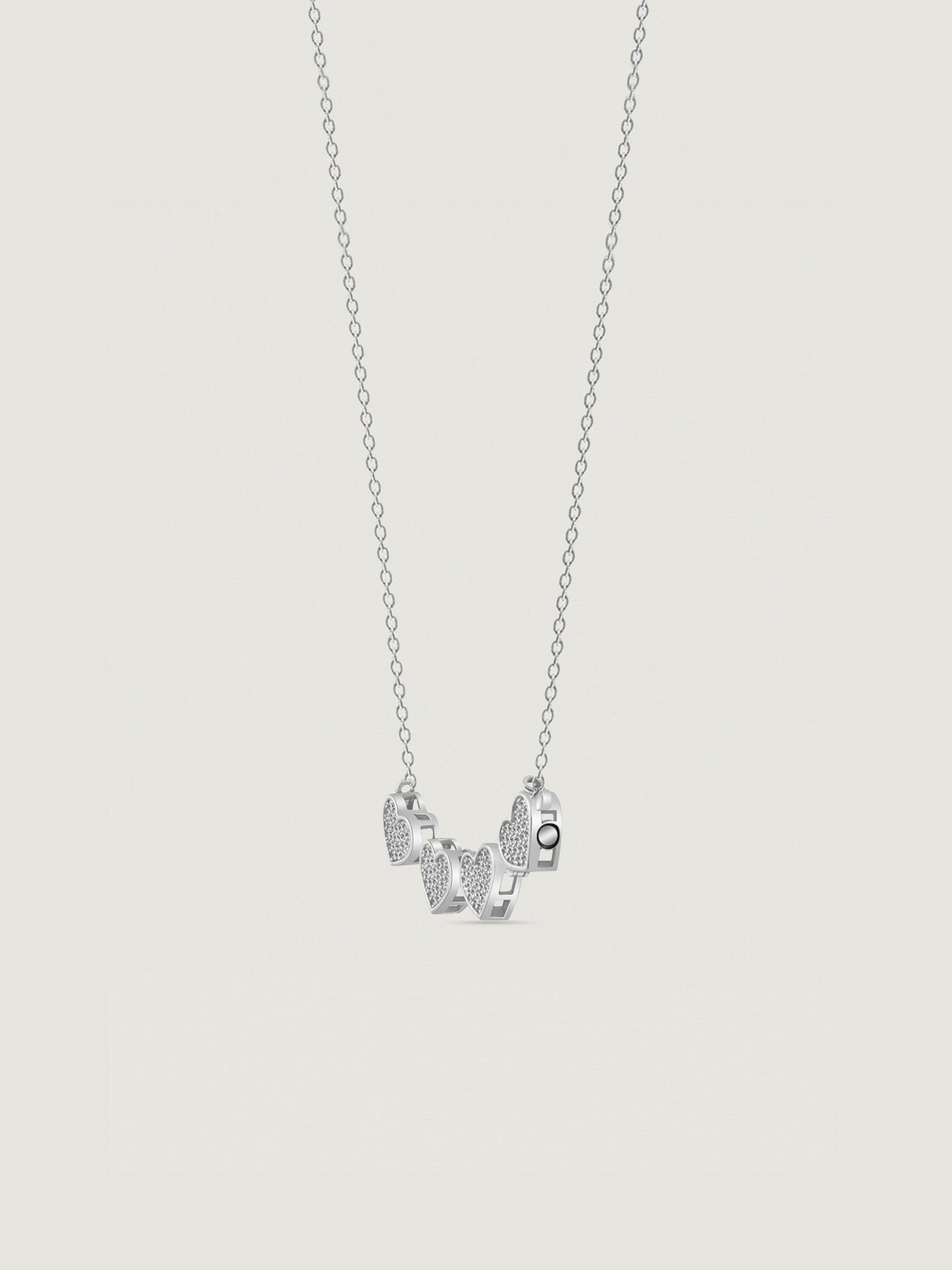 Marilyn Monroe Convertible Heart Clover Necklace