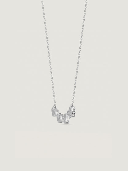 Marilyn Monroe Convertible Heart Clover Necklace