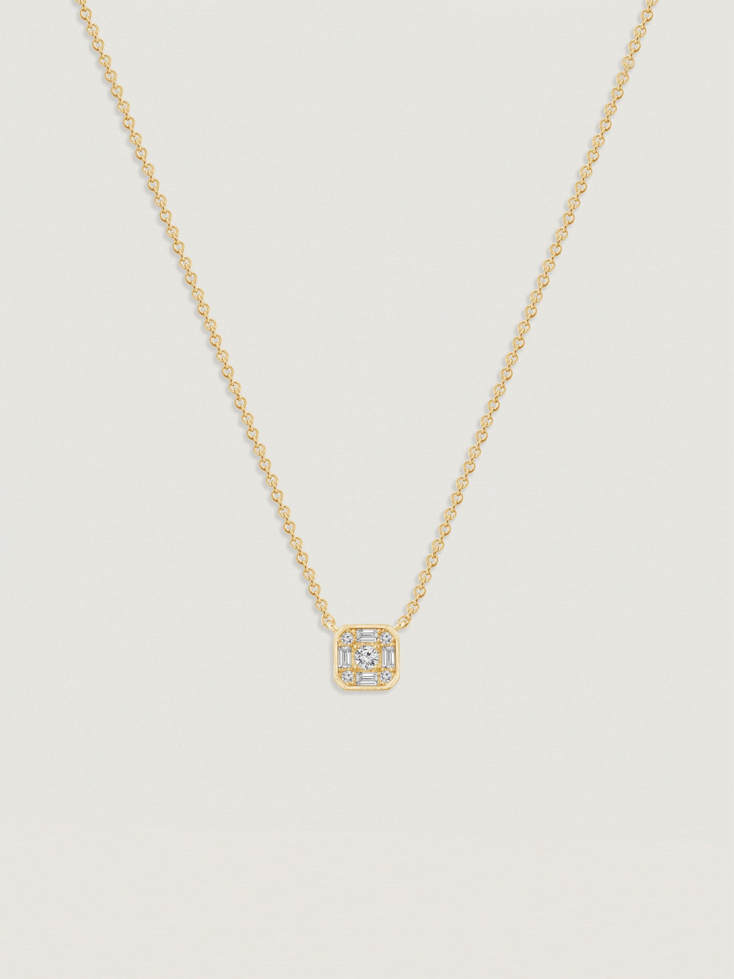Marilyn Monroe Cluster Square Necklace