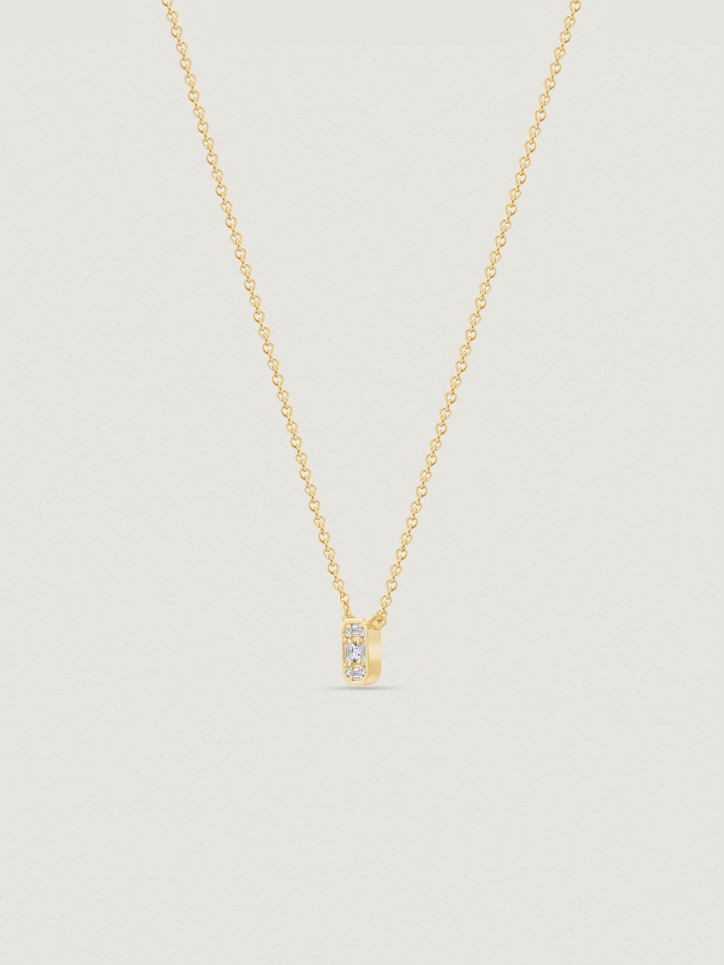 Marilyn Monroe Cluster Square Necklace