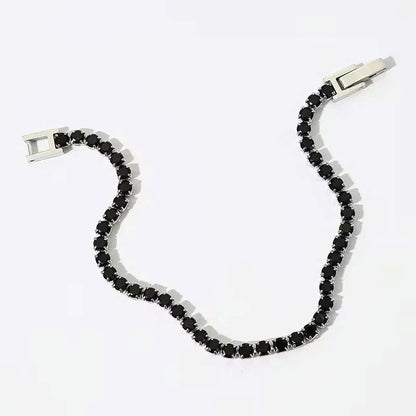 Aquabliss Stainless Steel Cubic Zirconia Classic Tennis Bracelet