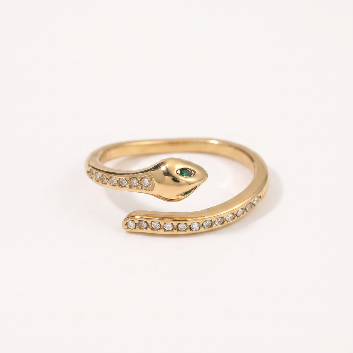 Aquabliss Adjustable Stainless Steel Snake Ring