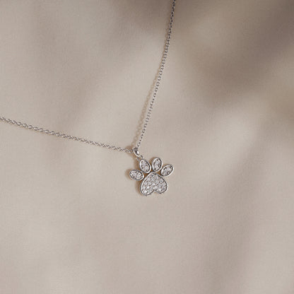 Diamonbliss Marilyn Paw Necklace with Heart